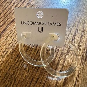 Clear Hoop Earrings - Uncommon James